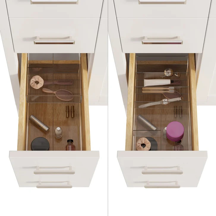 Studio Bathe Katie II Vanity in White Finish with Engineered Stone Countertop