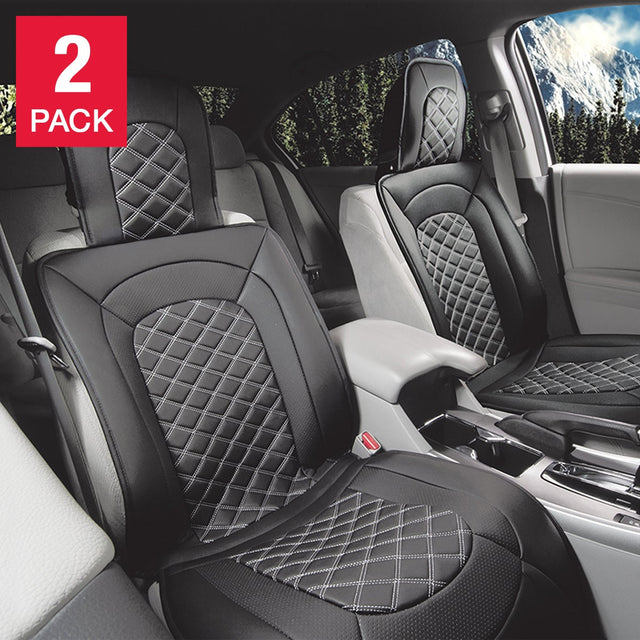 Alpena Black Diamond Universal Fit Luxury Seat Cover, 2-pack Y5