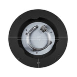 Real Flame Aegean Steel 24 in. Round Patio Fire Table