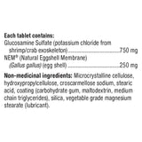 webber naturals Glucosamine with NEM® Natural Eggshell Membrane 750/250 mg -- 2 x 60 Tablets