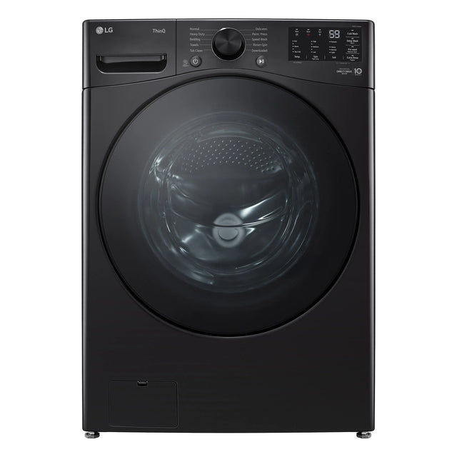 LG 5.2 cu ft. Midnight Black Smart Front Load Washer with AI Direct Drive G6