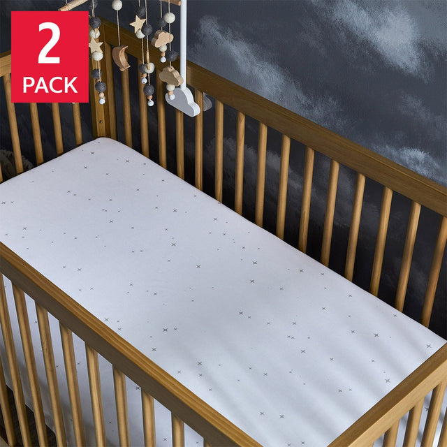 Hush Little Baby Soothing Crib Sheet, 2-piece F7
