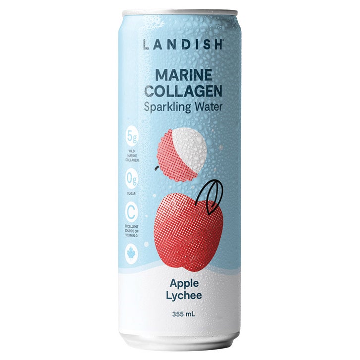 Landish Marine Collagen Sparkling Water, 18 x 355 mL