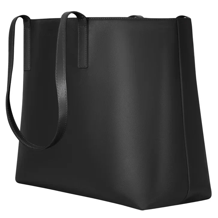 Champs Onyx Collection Leather Business Tote, 22 L