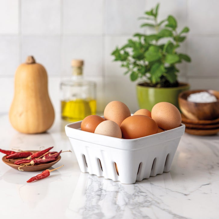 over&back Stoneware Basket Set, 3-pieces