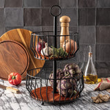 over&back 2 Tier Basket
