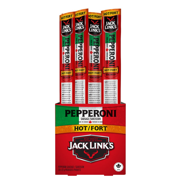 Jack Link's Hot Pepperoni Sticks, 20 × 22 g E0