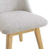 Aiden & Ivy Destin Fabric Dining Chair, 2-pack