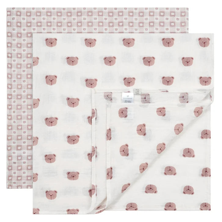 Piccolo Bambino Baby Muslin Essentials Pack, 8-piece