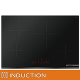 Bosch 800 Series 30 in. Black Induction 4 Burner Cooktop