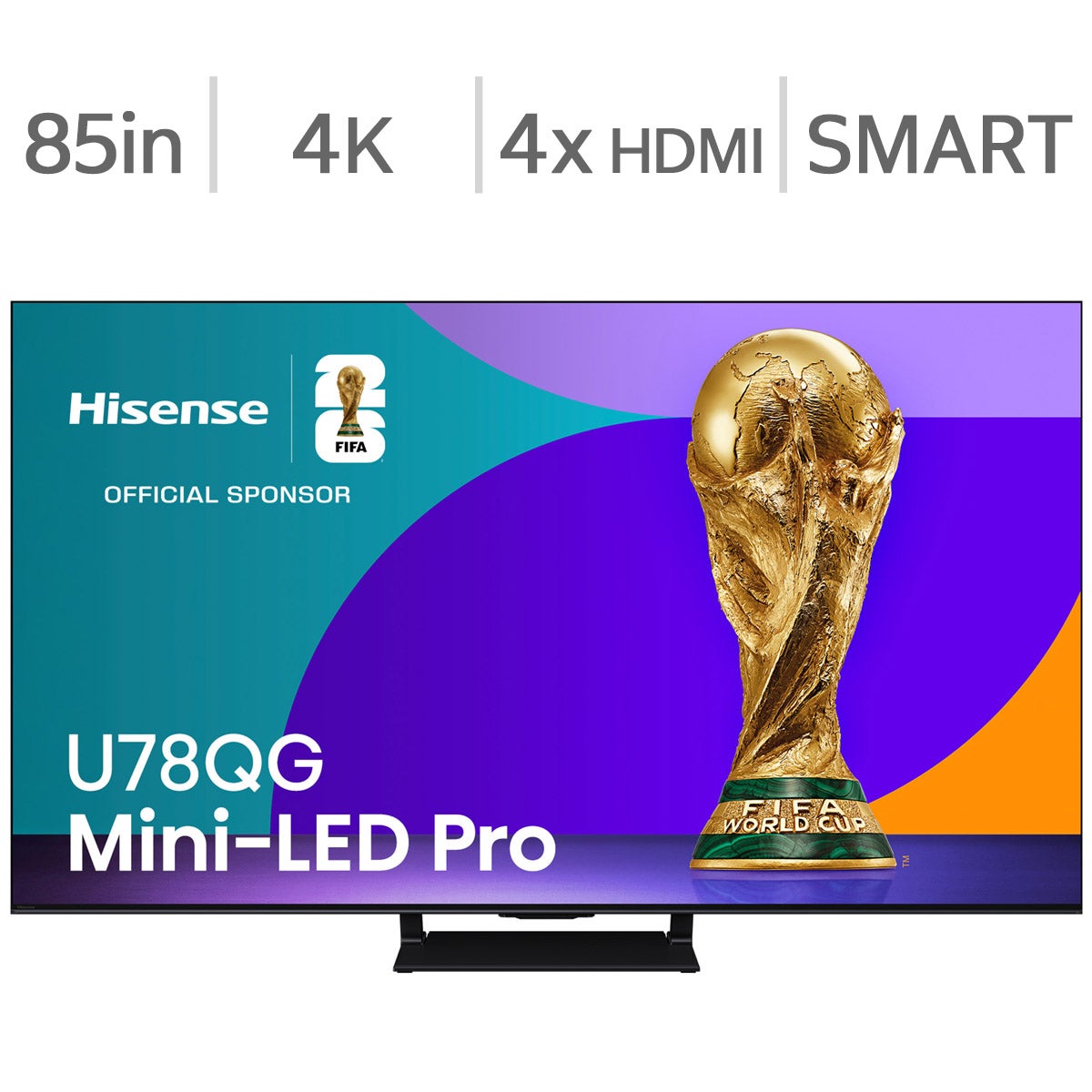 Hisense 85" Class - U78QG Series - 4K QLED Mini LED Pro TV