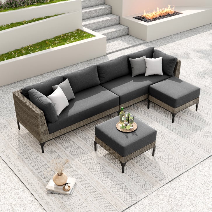 Aberdeen 4-piece Patio Conversation Set