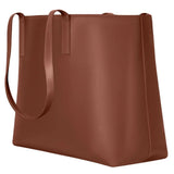 Champs Onyx Collection Leather Business Tote, 22 L