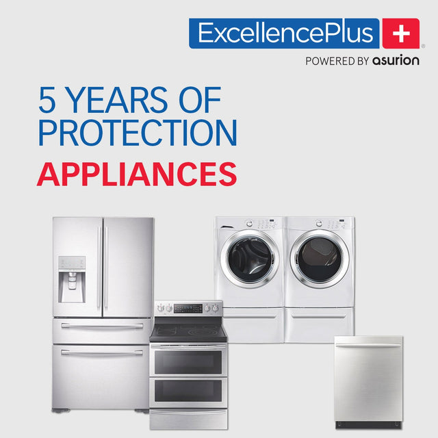 Quebec - ExcellencePlus+ 3-year warranty. No deductibles and no additional fees for 1 Laundry Appliance Bundle $2000 and over S1