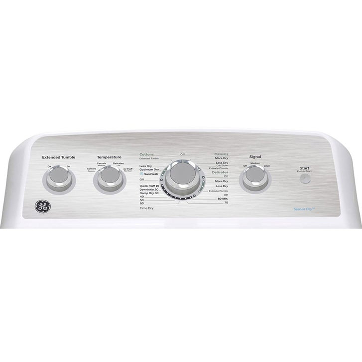 GE 7.2 cu ft. Top Load Electric Dryer with SaniFresh Cycle