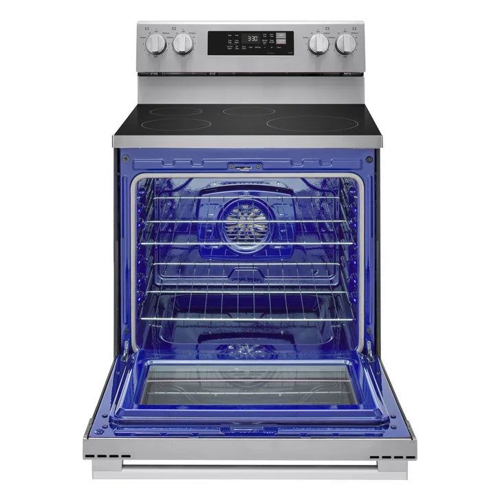 LG 30 in. 6.3 cu ft. Stainless Steel Freestanding Range with ProBake Convection and AirFry