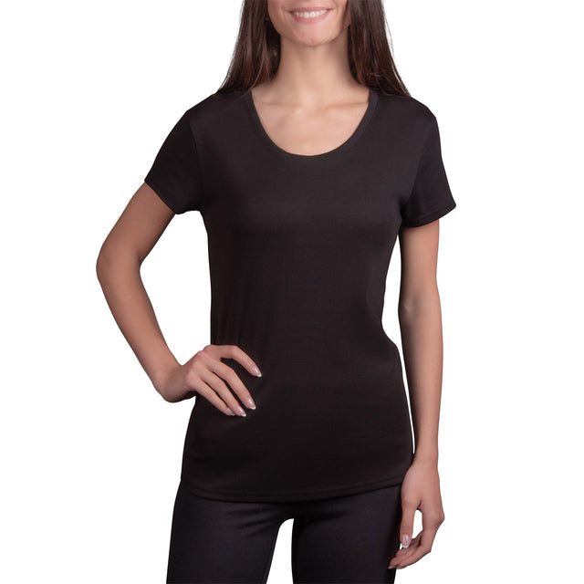 Kirkland Signature Women's Pima Cotton Scoop Neck Tee F1