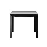 Mobital Host 149.9 cm (59 in.) Extendable Dining Table with Grey Glass Top