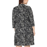 Tahari Women's Three-Quarter Sleeve Dress