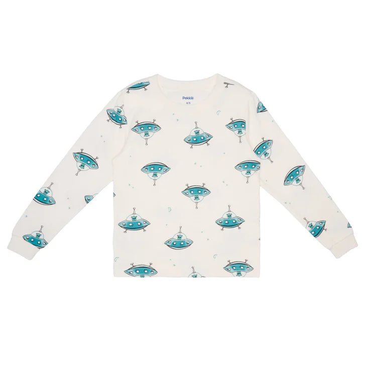 Pekkle Kids Organic Cotton 4-piece Pajama Set