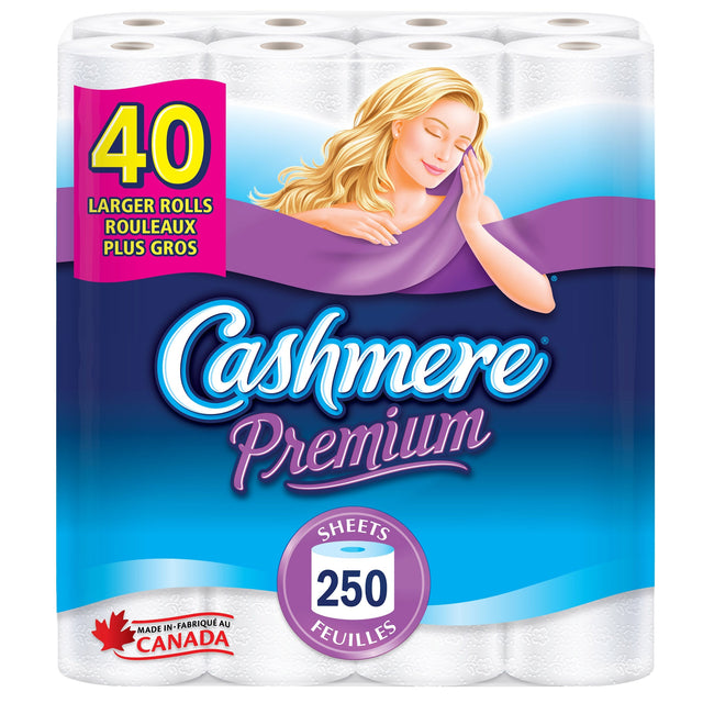 Cashmere Premium Soft & Thick Toilet Paper, Hypoallergenic, and Septic Safe, 40-pack I4