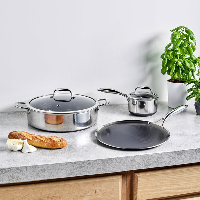 HexClad Hybrid Cookware Set, 5-piece Q9