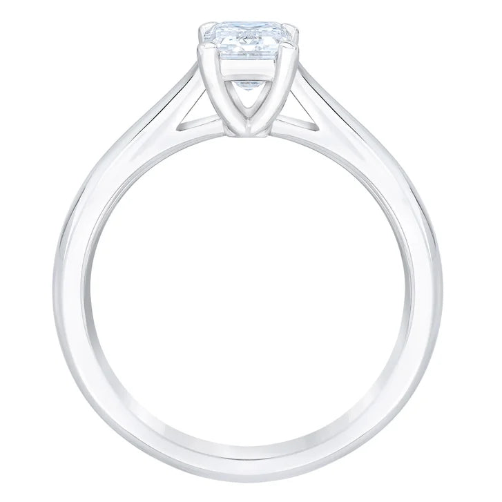1.02 ct Emerald Cut, Clarity VVS2, Colour I, Diamond Solitaire Ring