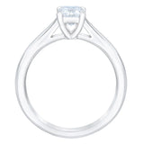 1.02 ct Emerald Cut, Clarity VVS2, Colour I, Diamond Solitaire Ring