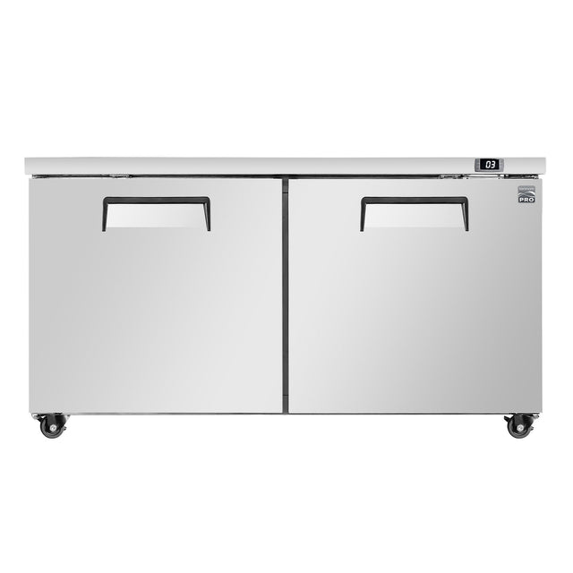 Kenmore PRO 48 in. 12.6 cu ft. Stainless Steel Convertible 2 Door Freezer or Refrigerator P5