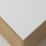 OVE Decors Marina Vanity in Marcona Finish with Quartz Countertop