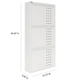 CEHA AYK 3-Door Metal Shoe Cabinet with Front Ventilation
