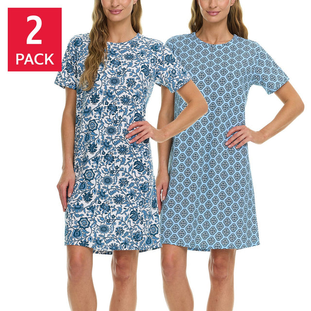 Vera Bradley Women's Sleep Dress, 2-pack W9