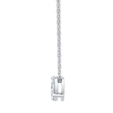 Marquise and Round Brilliant Diamond Pendant (0.40 ctw)