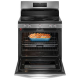 Frigidaire Gallery 30 in 5.3 cu ft. Stainless Steel Electric 5-Burner Range with Total Convection