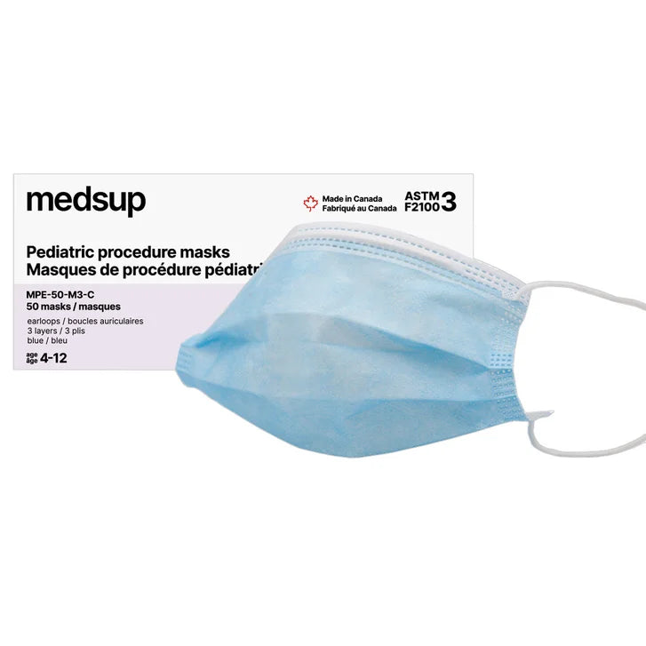 Medsup Pediatric Procedure Masks 200 masks