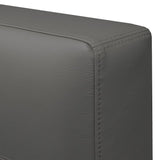 Urbania Modern Top Grain Leather Bed
