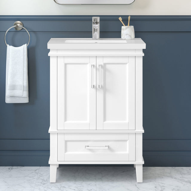 OVE Decors Navata 24 in. Vanity With White Ceramic Top M3