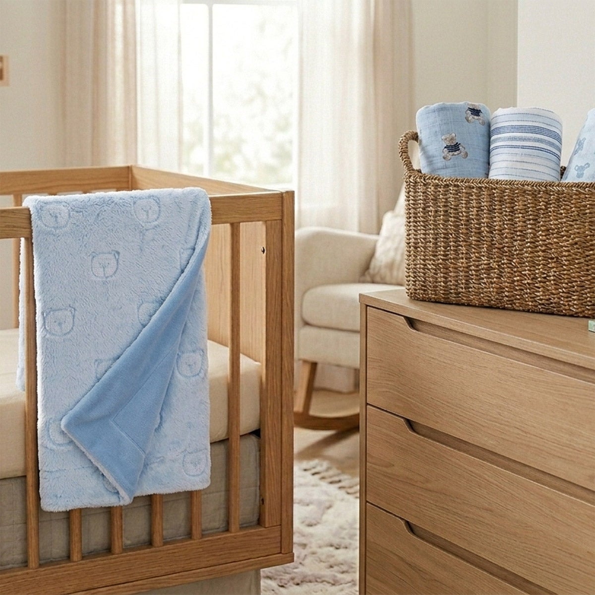 Piccolo Bambino Baby Swaddle Pack, 4-piece