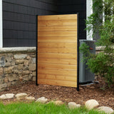 Enclo Outdoor Cedar Privacy Fence/Screen, 1-Panel 5 ft. H × 3.2 ft. W