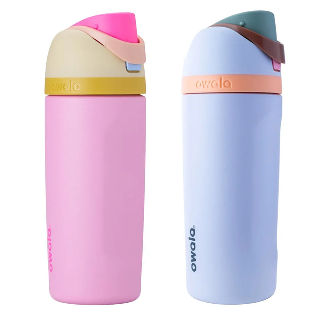 Owala Freesip 473 mL (16 oz) Stainless Steel Water Bottle, 2-pack B6