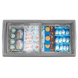Midea 9.0 cu ft. White Commercial Ice Cream Convertible Freezer or Refrigerator with Removable Storage Basket