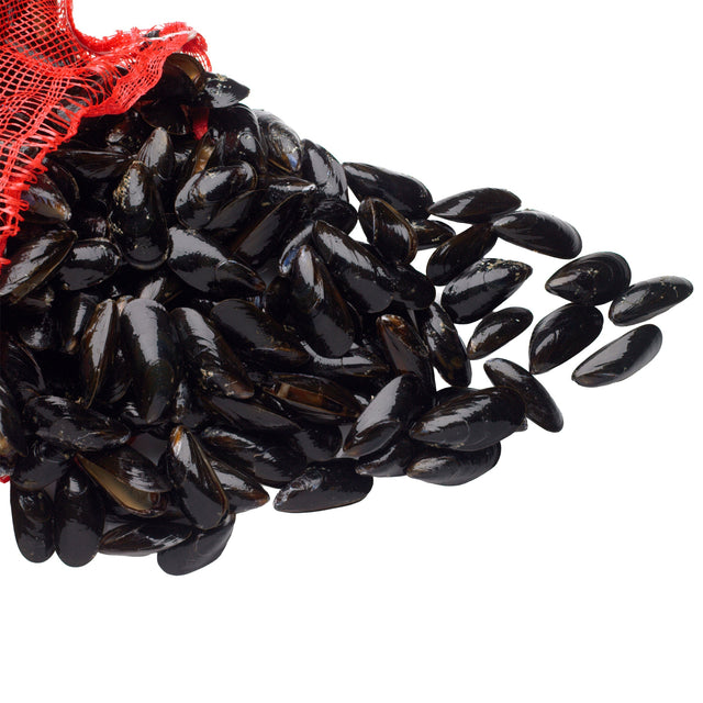 Canadian Cove Fresh Mussels, 10 lb Mesh Bag E9