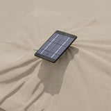 Sirio 4 m x 3 m (13 ft. x 10 ft.) Cantilever Umbrella with Solar Powered LED