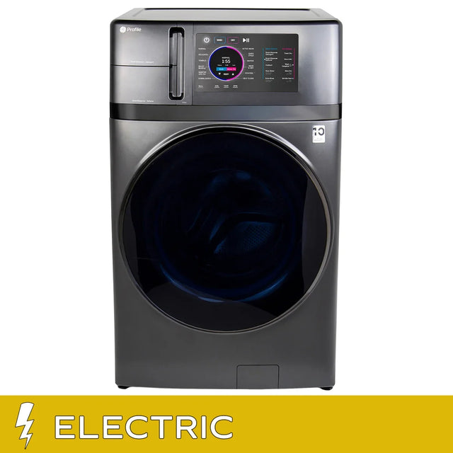 GE Profile 28 in. 5.5 cu ft. Carbon Graphite All in One Ventless Washer and Dryer Combo Z3
