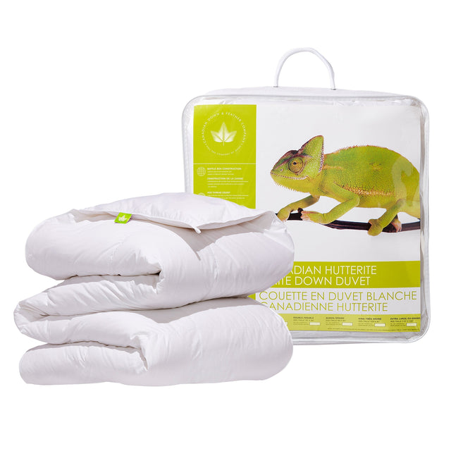 Canadian Down & Feather Company Regular Weight Hutterite White Duck Down Duvet Q3