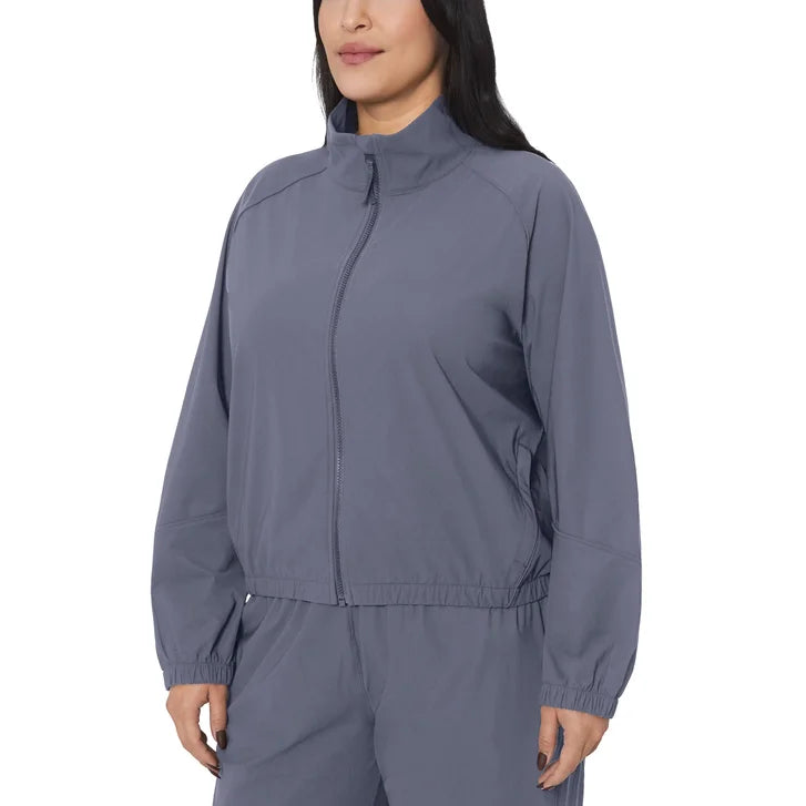 Mondetta Women's Active Full-Zip Tricot Jacket