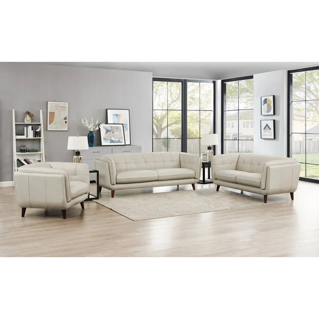 Prospera Home Barcelona Top Grain Leather Sofa, Loveseat and Chair Q3