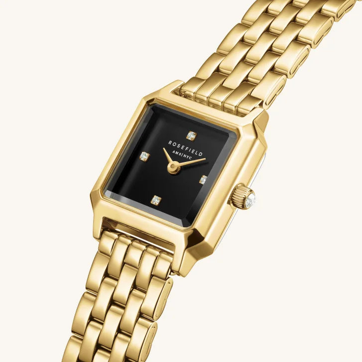 Rosefield Black Dial Women's Watch