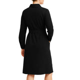 Kersh Women's Textured Jacquard Long Sleeve Dress