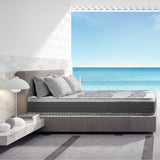 Springwall 2-Sided Chiropractic Blue 31.8 cm (12.5 in.) Hybrid Mattress, Firm
